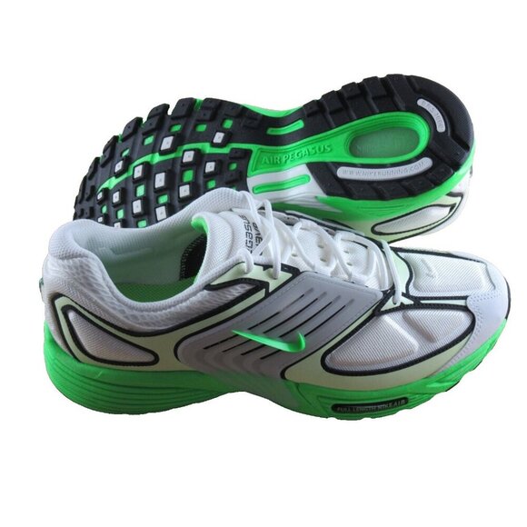 Nike Men\'s Air Pegasus Wave Running Shoes White Green Strike Black Sizes NIB main image 4